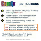 ColorKu by Mad Cave Bird Games – Color Sudoku Board Game