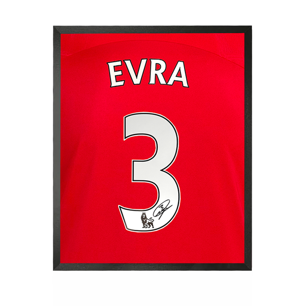 Patrice Evra Signed Shirt Compact Frame.