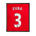 Patrice Evra Signed Shirt Compact Frame.