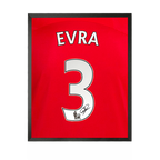 Patrice Evra Signed Shirt Compact Frame.