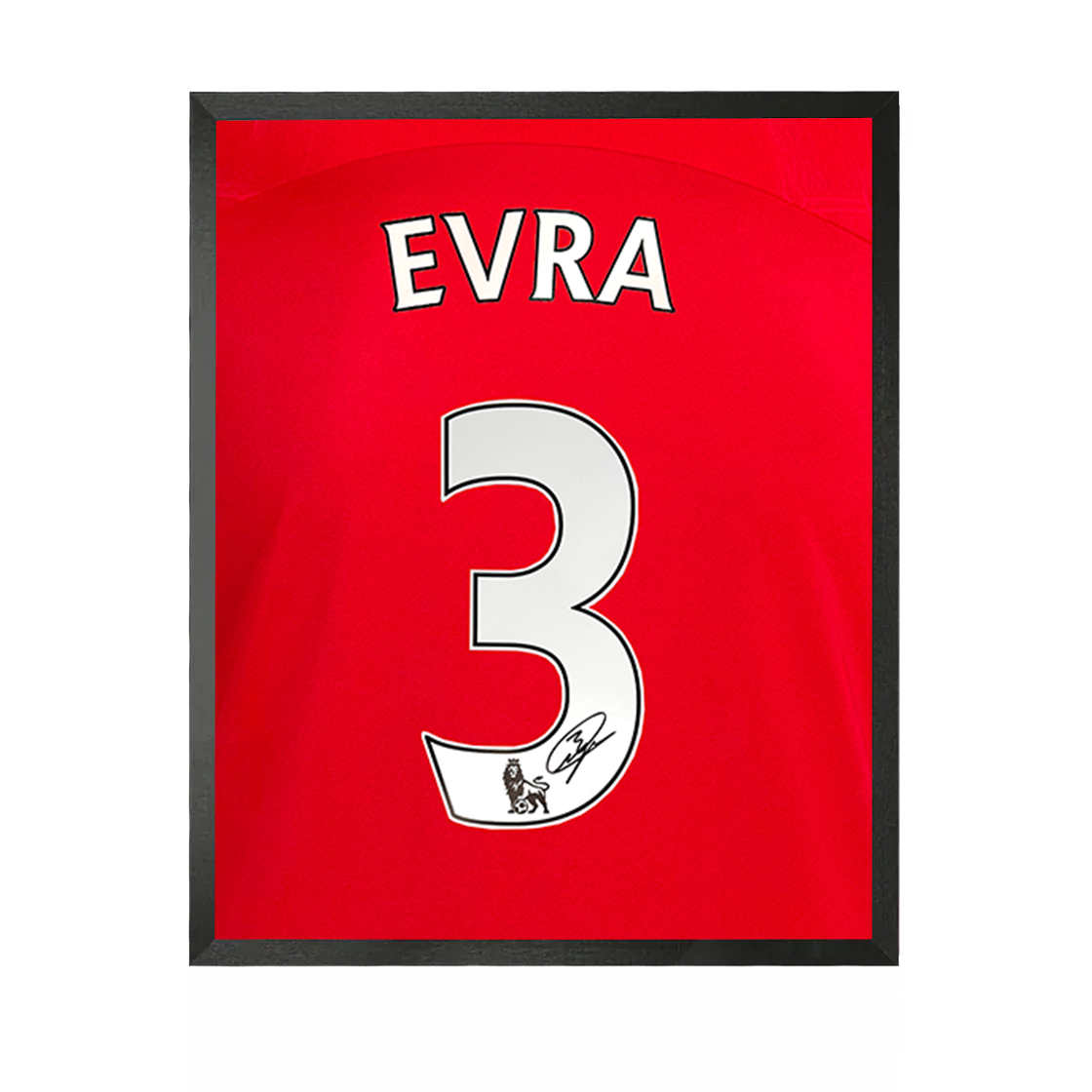 Patrice Evra Signed Shirt Compact Frame.