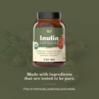 Complete Natural Products Organic Inulin Capsules – 520mg, 100 Pills, Organic Jerusalem Artichoke Inulin, Pack of 2