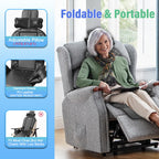 comrelax Back Massager with Heat & Traction — Full Back Massage Pad for Office & Home