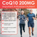 Nature Target CoQ10 200mg Softgels + PQQ with Organic Olive Oil – High Absorption, 240 Softgels (Pack of 2)