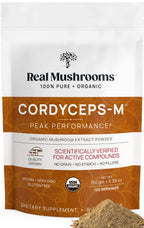 Cordyceps Mushroom Powder - Real Mushroom, Organic, Vegan & Non-GMO | 150 Servings