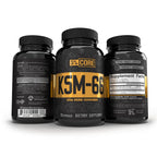 5% Nutrition Core KSM-66 Ashwagandha | 1,200mg Organic Root Extract | High Potency 5% Withanolides (90 Capsules, 45 Servings)
