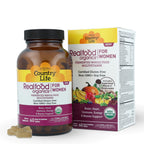 Country Life Realfood Organics Womens Multivitamin – Vegan, Organic, Gluten-Free | 1,300mg Fermented Whole Foods