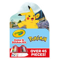 Crayola Pokemon Art Kit for Kids – 45pc Coloring Set with Pages, Markers & Stickers