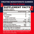 Trupretty Kreatin-Monohydrat-Gummis – 1 Packung | Taurin, B6 & Bio-Formel