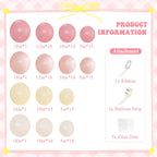 CROSSFINGERS Pink & Yellow Balloon Arch Kit – Pastel Balloons for Birthday, Baby Shower, Bridal Shower, Wedding