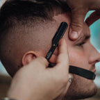 Cut Throat Razor - The Jolly Roger Black - Stainless Steel