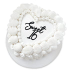 Cutylight Sweet 16 Cake Topper – Elegant Happy 16th Birthday Decor