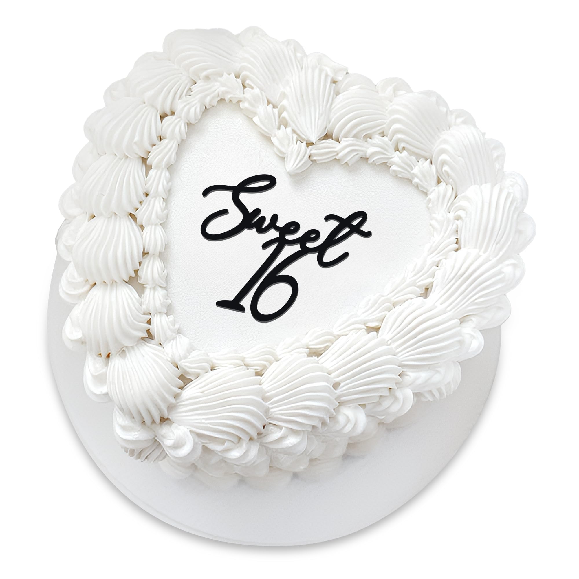 Cutylight Sweet 16 Cake Topper – Elegant Happy 16th Birthday Decor