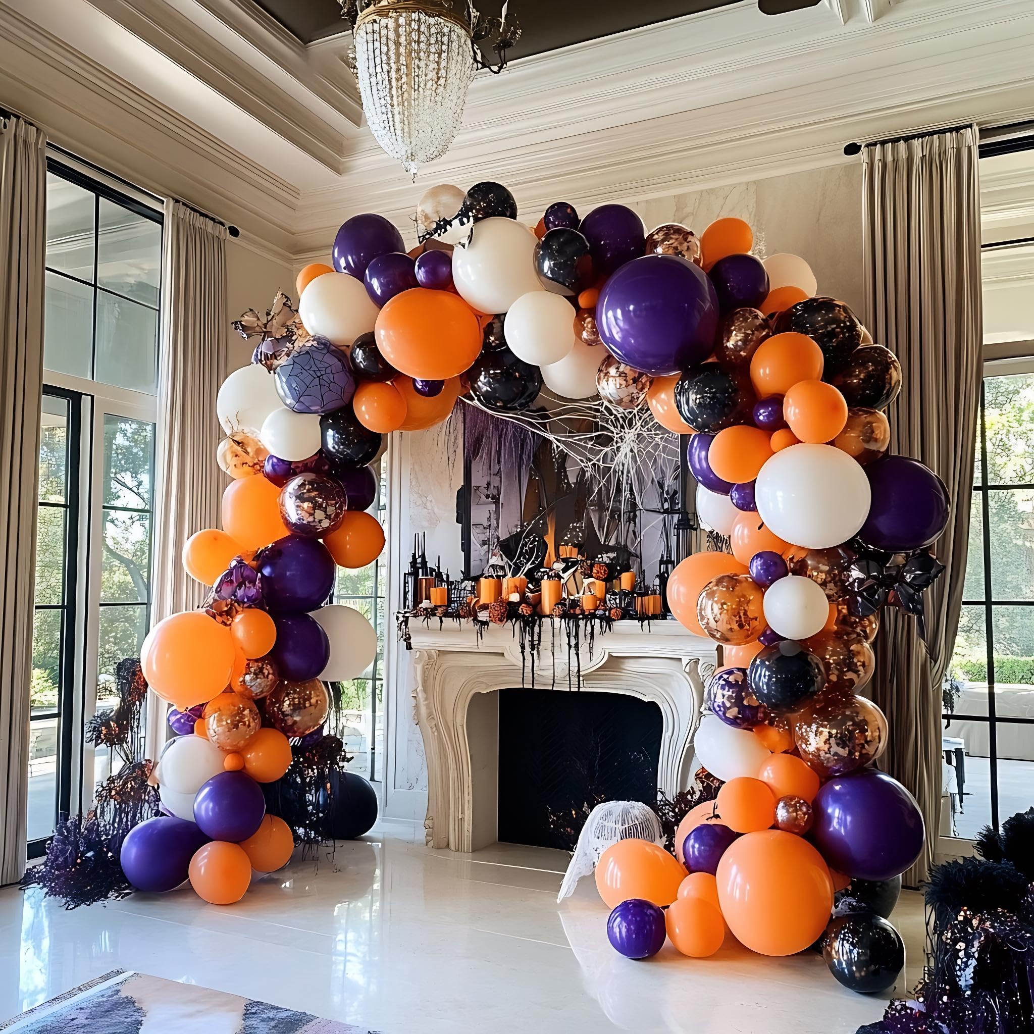 CVPARTYON Orange Balloons — 60 Pack, 12-Inch Latex for Party Decor and Garland