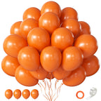 CVPARTYON Orange Balloons — 60 Pack, 12-Inch Latex for Party Decor and Garland
