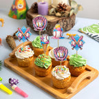 CYUXING 24Pcs Baseball Ice Cream Cupcake Decorations | Sports-Themed Cake Toppers