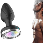 Moon & Antler - Remote Control Light-Up Silicone Vibrating Butt Plug