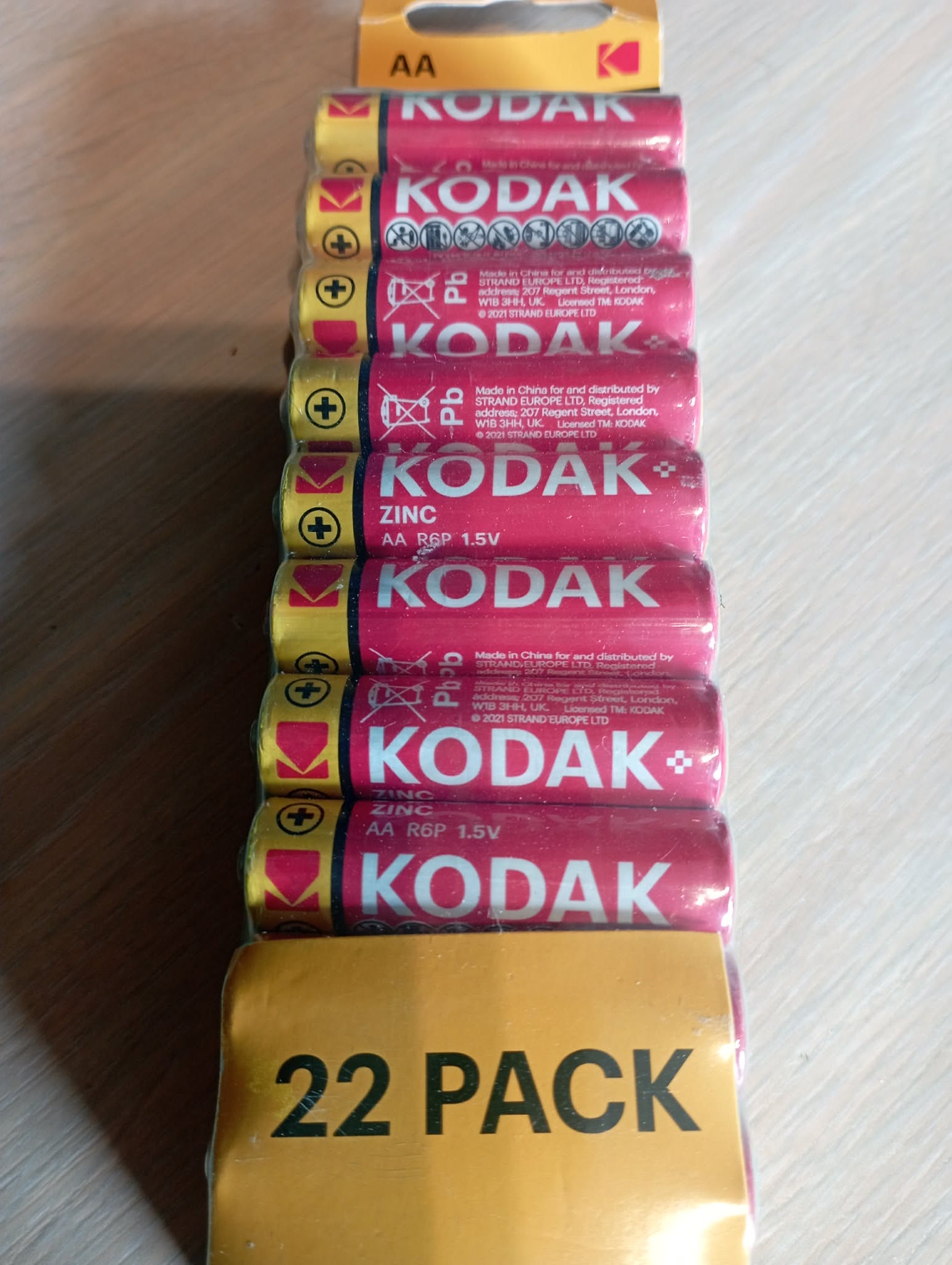 KODAK BATTERIES AA x 22