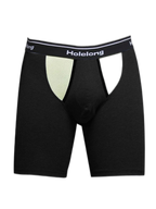 Dual Pouch Men's Long Legs Sports Boxer Briefs