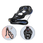 Cosmas - Male Chastity Device - Cock Cage - Chastity Cage With Catheter