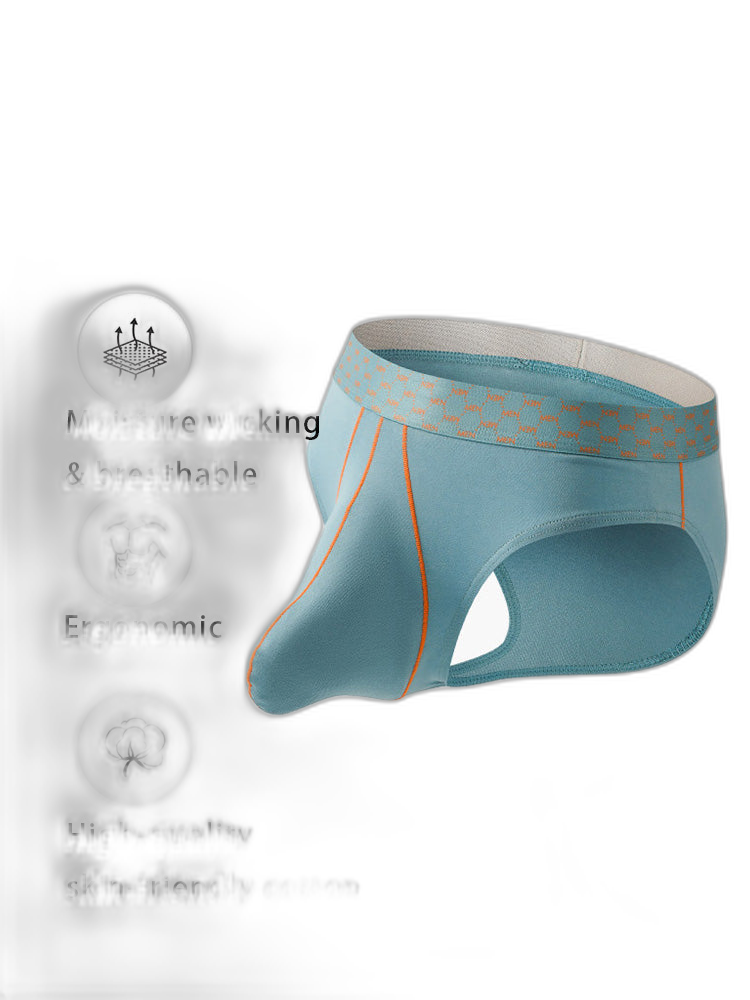 3 Pack Men's Sexy Large Pouch Breathable Comfortable Cotton Briefs