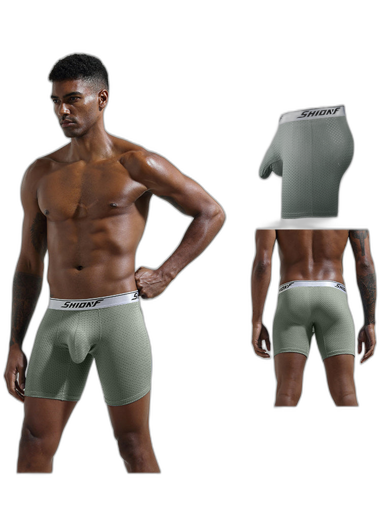 2 Pack Men’s Mesh Separate Pouch Boxers Briefs