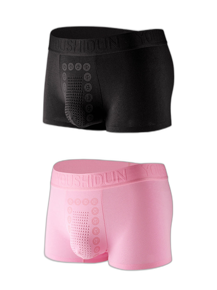 2-pack Men's Negative Ion Massage Boxer Briefs