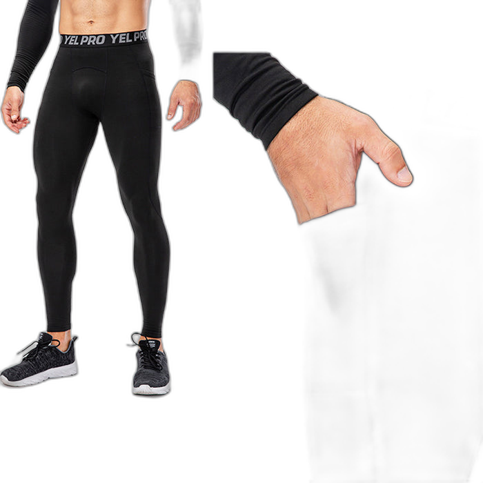 Mens Sports Thermal Leggings Compression Base Layer Tights