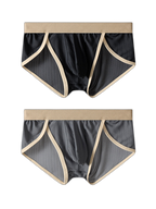 2 Pack Men's Breathable High-Stretch Seamless Comfort Odor-Control Briefs