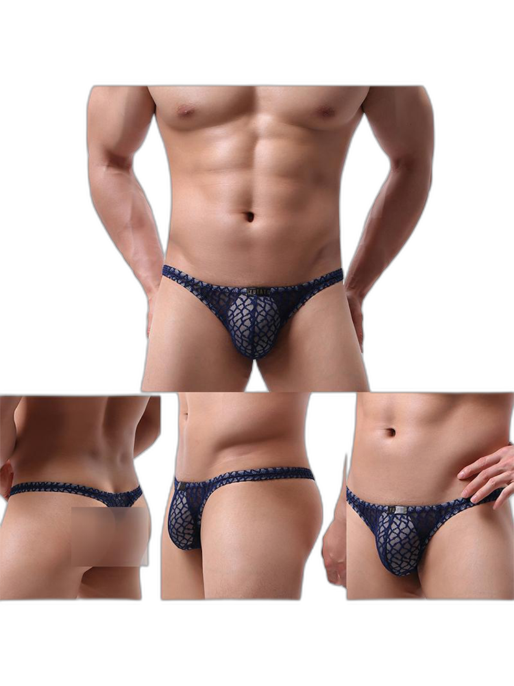 Men's Breathable Mesh Thongs