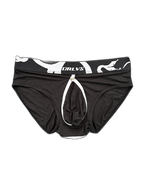 2 Pack Men's Detachable Pouch Open-Crotch Breathable Modal Soft Briefs