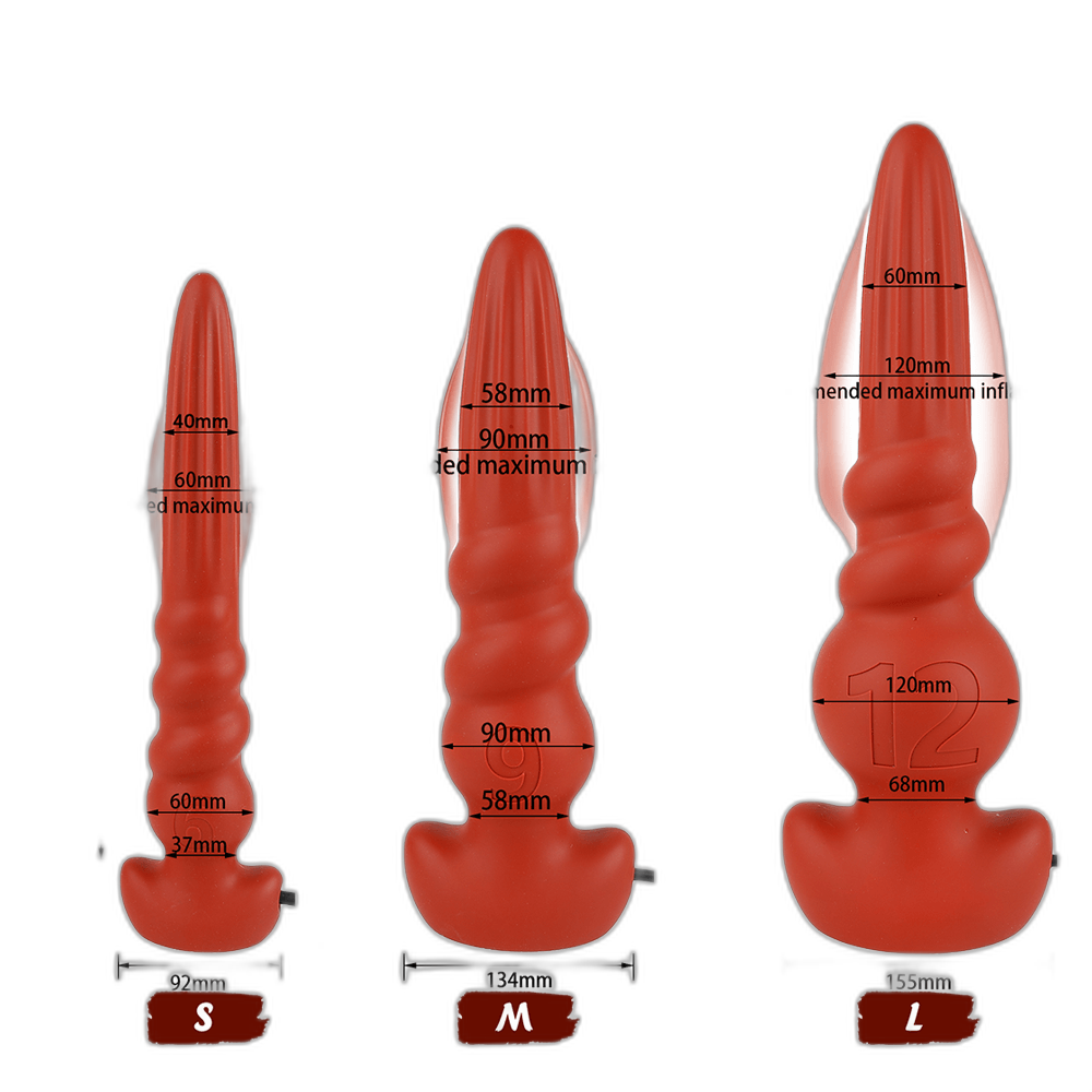 BendOne - Long Inflatable Silicone Butt Plug