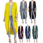 Women's Loose Bat-sleeve European And American Mid-length-sleeved Trench Coat