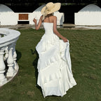 Women's Irregular Hemline Elegant And Sophisticated Tube Dress