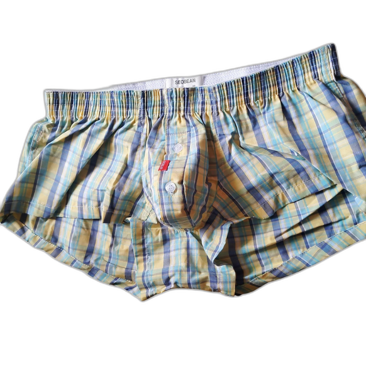 SEOBEAN Oxford Style Cotton Boxers