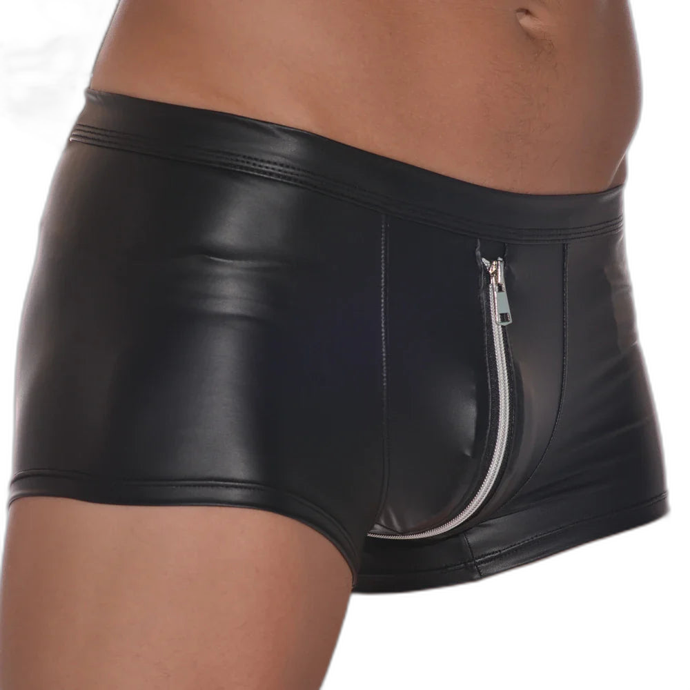 Latex Zip Fetish Boxers