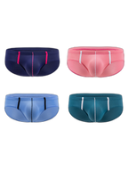 4 Pack Men’s Low-rise Breathable Mesh Briefs