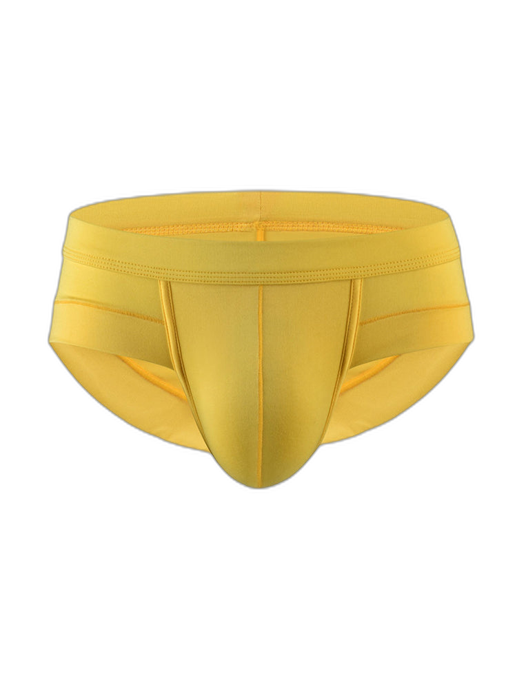 4 Pack Men's Solid Breathable Anti-Pinch Briefs