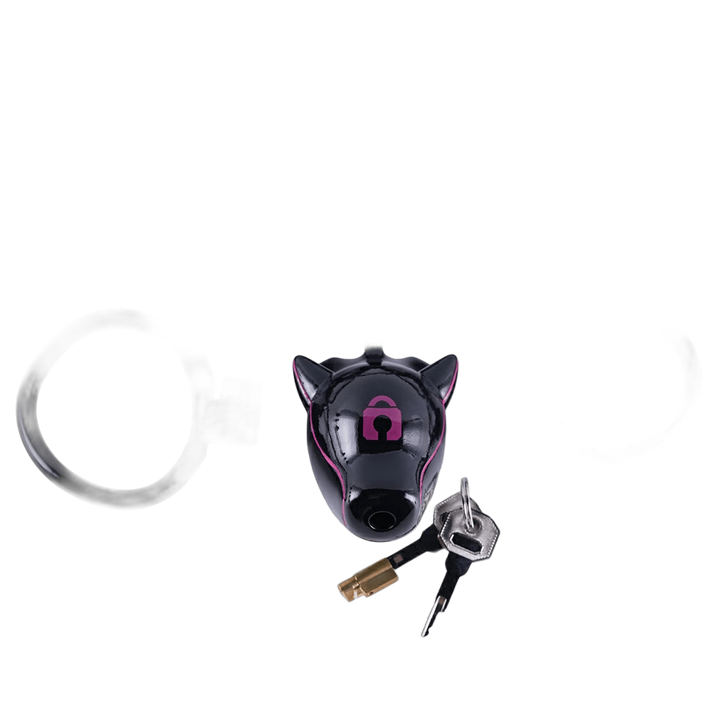 Furjoi Drone Hood Chastity Cage Purple