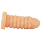 Tank Vibrating Dildo - USB Rechargeable Dildo - 10 Vibration Modes - 3 Size Silicone Dildo