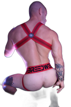 Breedwell Cumdump Bulldog Harness Red