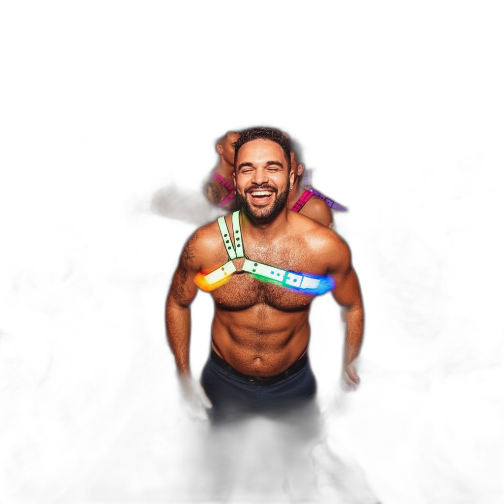 Leather Tri Harness Chest Armor