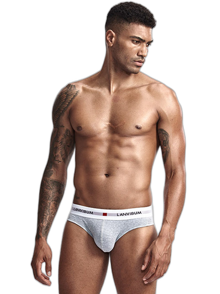 3 Pack Men's Breathable Big Pouch Briefs