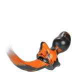 BEAGLE Puppy Tail Butt Plug | Orange & Black Swirl
