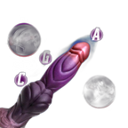 Astro - 9 Inch Dog Dildo - Knot Dildo - Fantasy Dildo