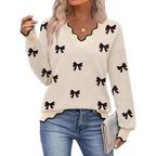 Lightweight Rib-knit Pullover Casual Top