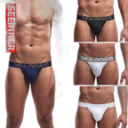 Cotton Sexy Low-waist Thongs Men's Underwear