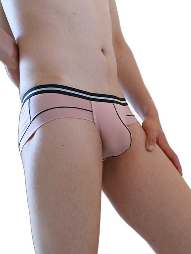 3 Pack Men's Semi-Transparent Comfortable Soft Skin-Friendly Minimalist Briefs
