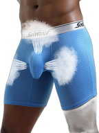 2 Pack Men’s Mesh Separate Pouch Boxers Briefs