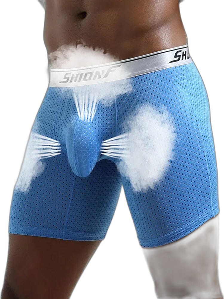 2 Pack Men’s Mesh Separate Pouch Boxers Briefs
